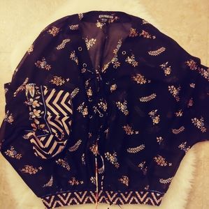 Express sheer top s/p